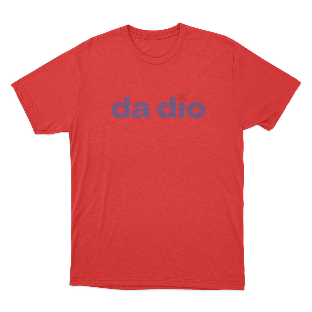 Da Dio Unisex T Shirt Red Da Dio Unisex T Shirt Red