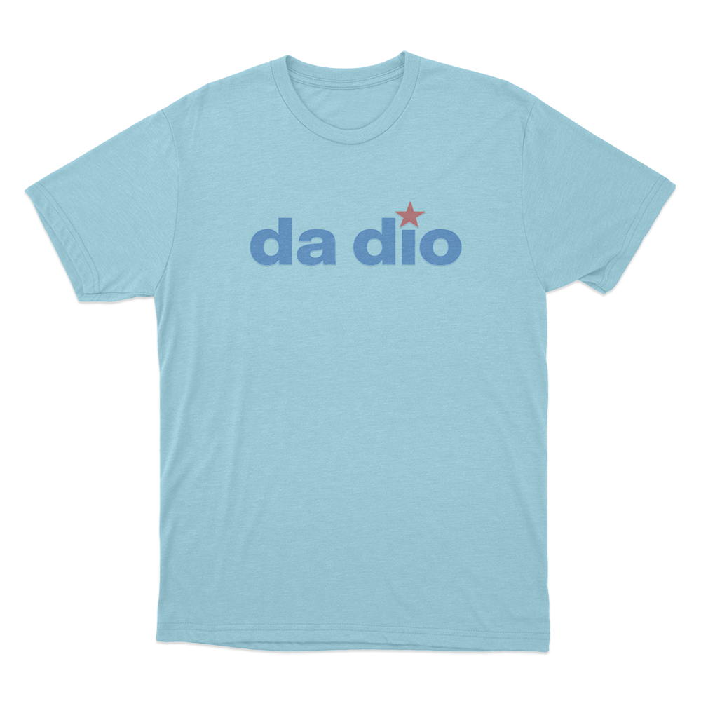 Da Dio Unisex T Shirt Sky Blue Da Dio Unisex T Shirt Sky Blue