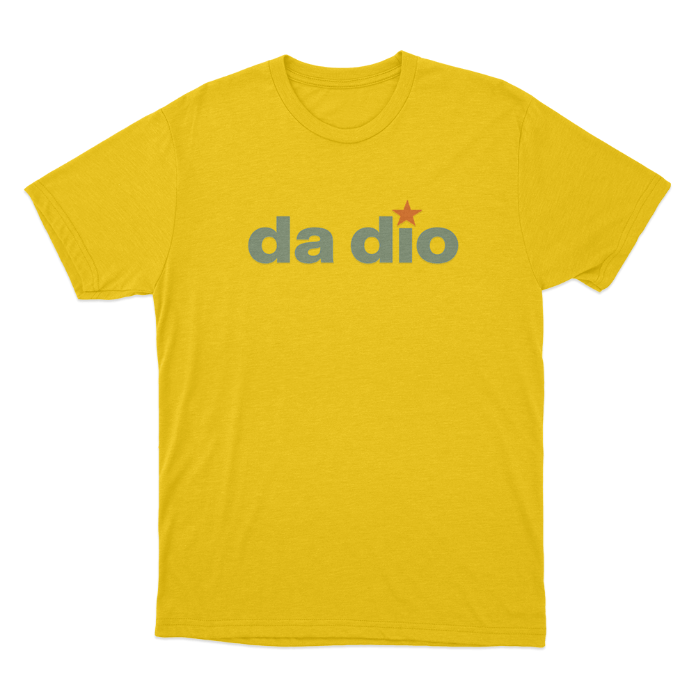 Da Dio Unisex T Shirt Yellow Da Dio Unisex T Shirt Yellow