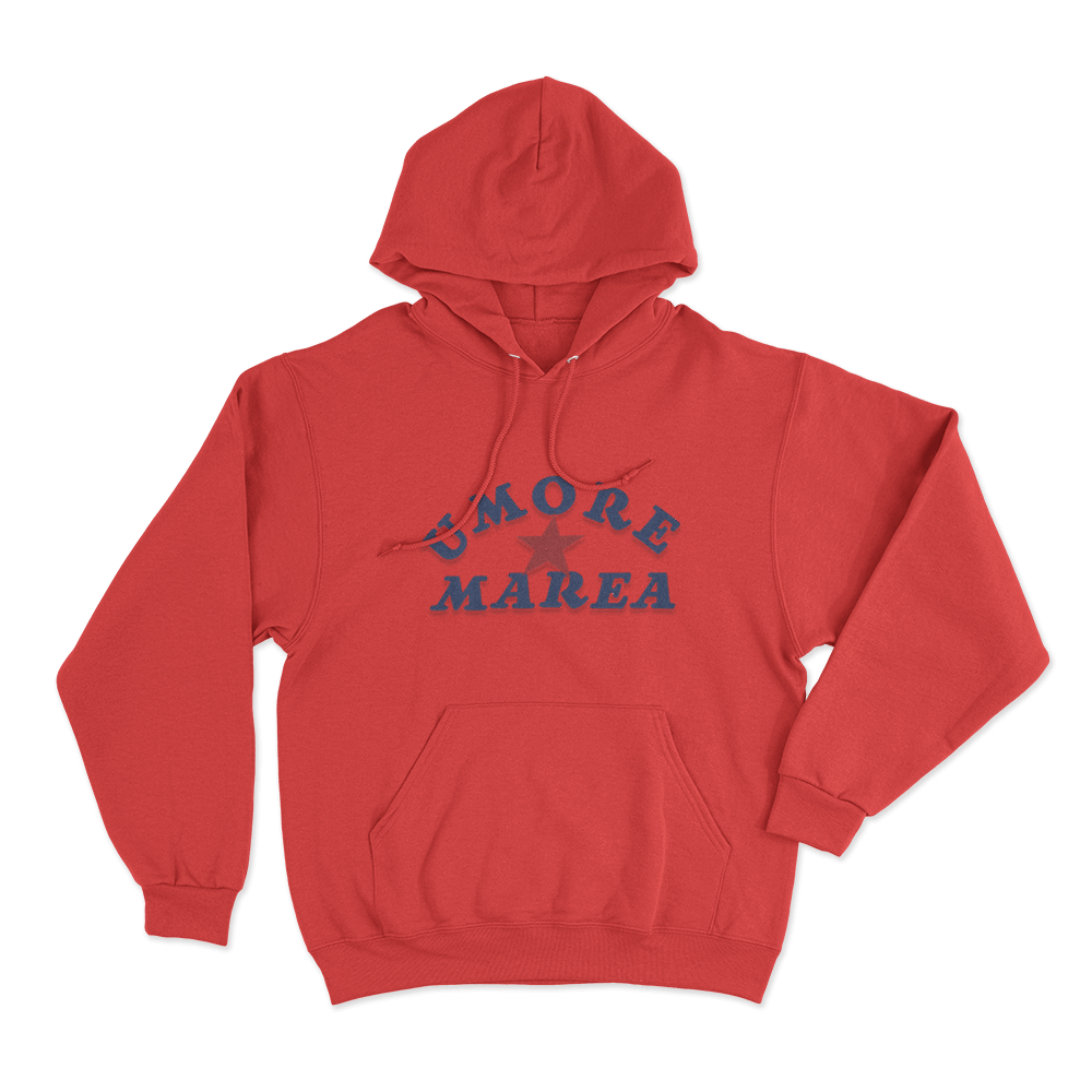 Umore Marea Unisex Hoodie Red Umore Marea Unisex Hoodie Red